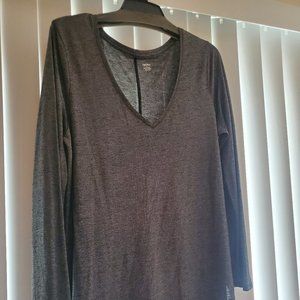 Slate Gray Long Sleeve Tunic